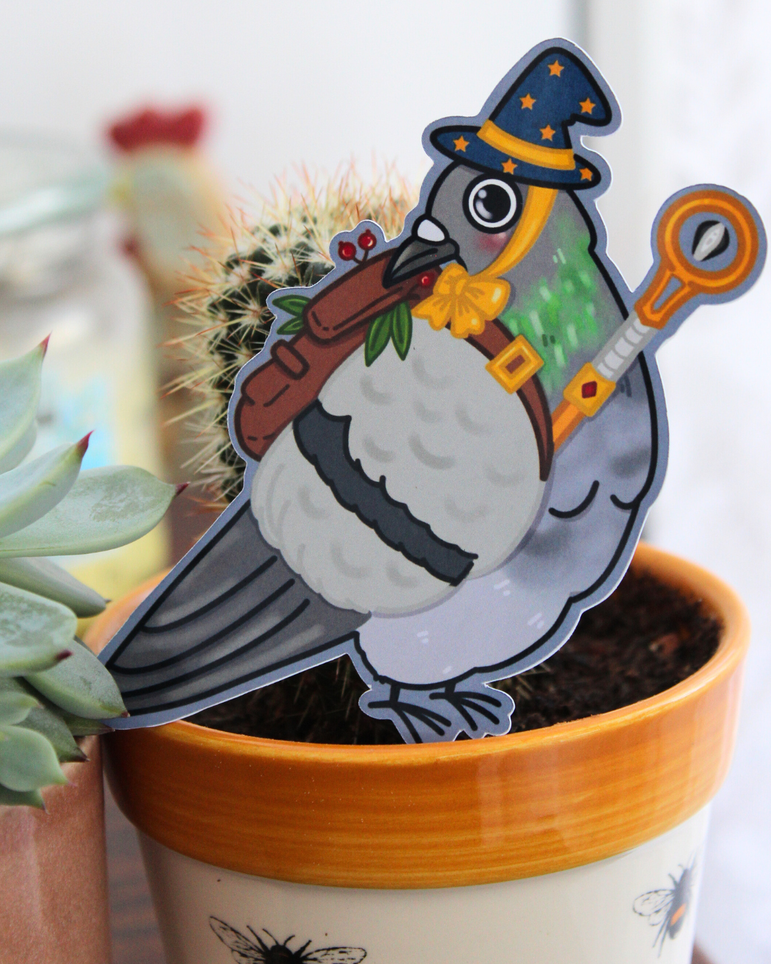 Wizard Pigeon Sticker