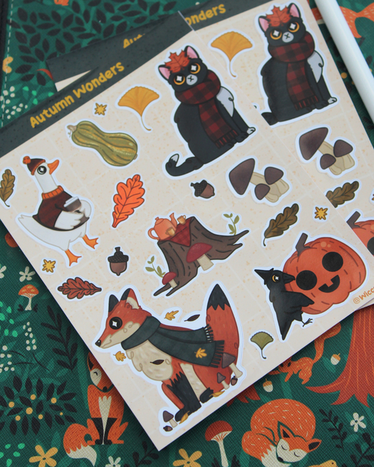 Autumn Wonders Sticker Sheet