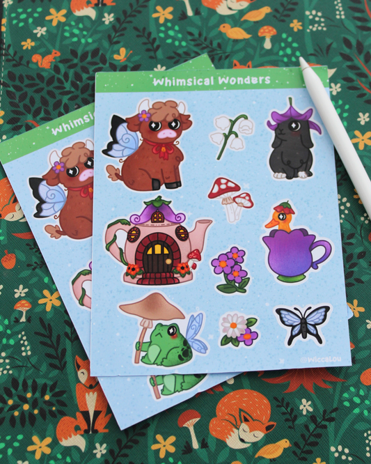 Whimsical Wonders Sticker Sheet
