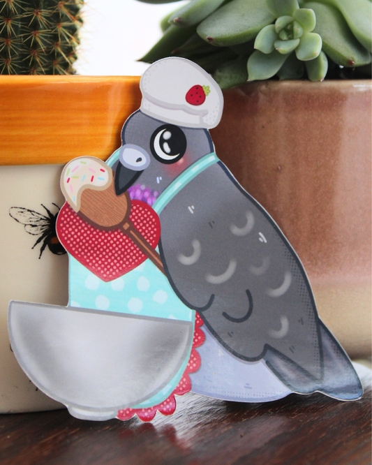 Baker Pigeon Sticker