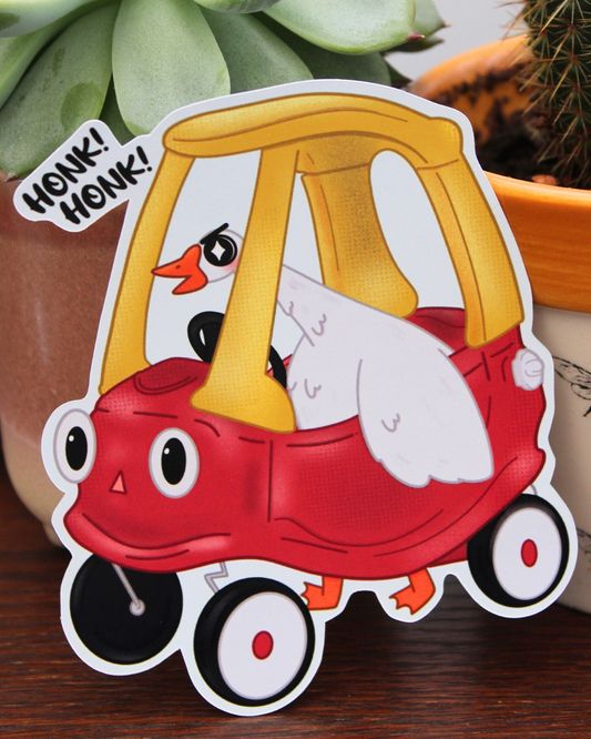 HONK HONK Goose Sticker