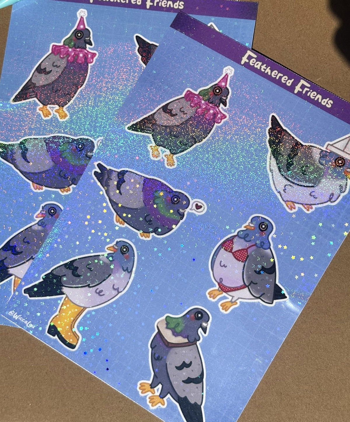 Feathered Friends Sticker Sheet
